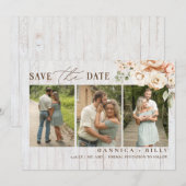 Land Rustikales Foto Save the Date Hochzeitskarten Einladung (Vorne/Hinten)