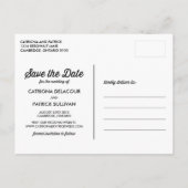 LAND RUSTIKKARTE SAVE THE DATE POSTCARD ANKÜNDIGUNGSPOSTKARTE (Rückseite)