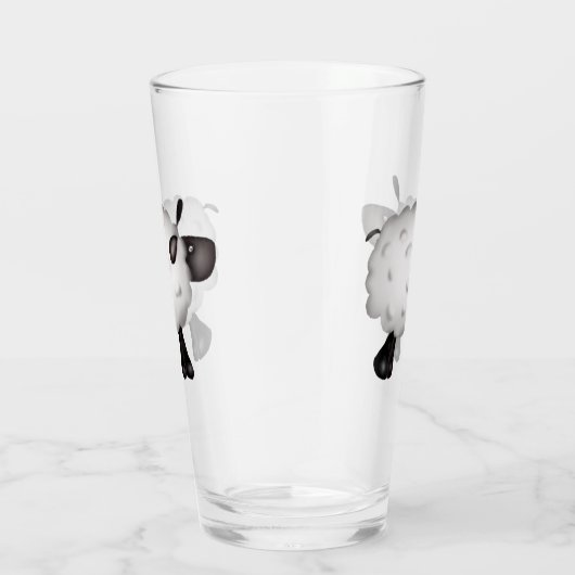 Land-Schaf-Glas-Schale Glas (Rechts)