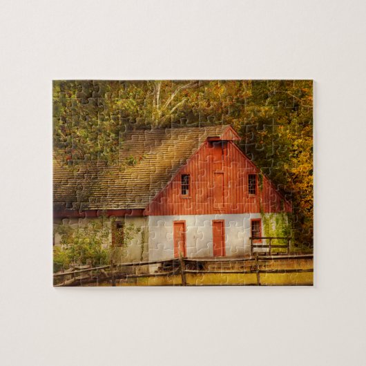 Land - Scheune - Auf der Weide Puzzle (Horizontal)