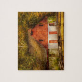 Land - Scheune - Auf der Weide Puzzle (Vertikal)