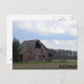 Land-Scheune Postkarte (Vorne/Hinten)