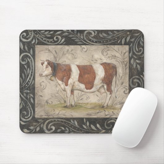 Land-schicke Kuh durch Kate McRostie Mousepad (Mit Mouse)