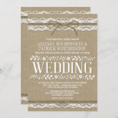 Land-Schnur-Leinwand-und Einladung (Vorne/Hinten)