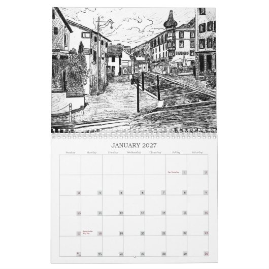 Land-Schweizer-Kalender Kalender (Jan 2027)