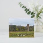 Land Silo Landschaft Postkarte (Stehend Vorderseite)