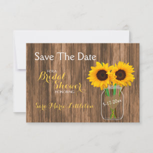 Land-Sonne-Mason-Glas-Ereignisankündigung Save The Date