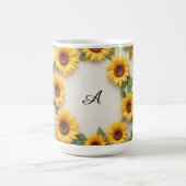 Land Sonnenblume Florales Design Kaffeetasse (Mittel)