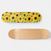 Land-Sonnenblume-Skateboard Skateboard (Horizontal)