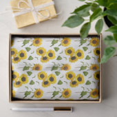 Land Sonnenblumen entdecken kleine Elemente Seidenpapier (Geschenk)