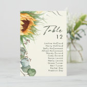 Land Sonnenblumenhellgelbe Tabelle (Stehend Vorderseite)