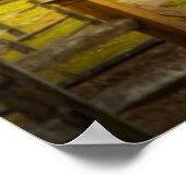 Land - Stall - Ende der Saison Poster (Ecke)