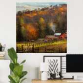 Land - Stall - Ende der Saison Poster (Heimbüro)