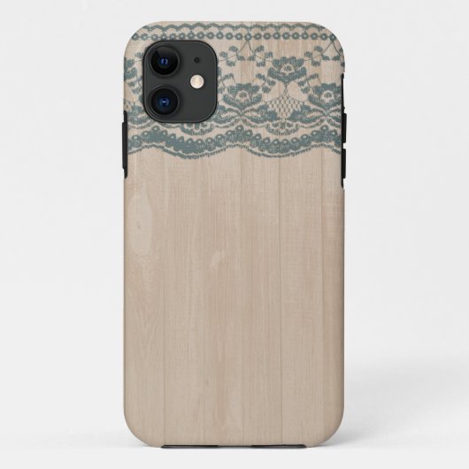 Land-Stall-Holz und -Spitzen Case-Mate iPhone Hülle (Rückseite)
