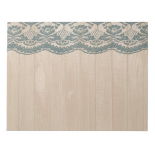 Land-Stall-Holz und -Spitzen Notizblock