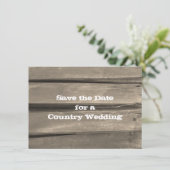 Land Stallholz Hochzeit retten Datum Save The Date (Stehend Vorderseite)