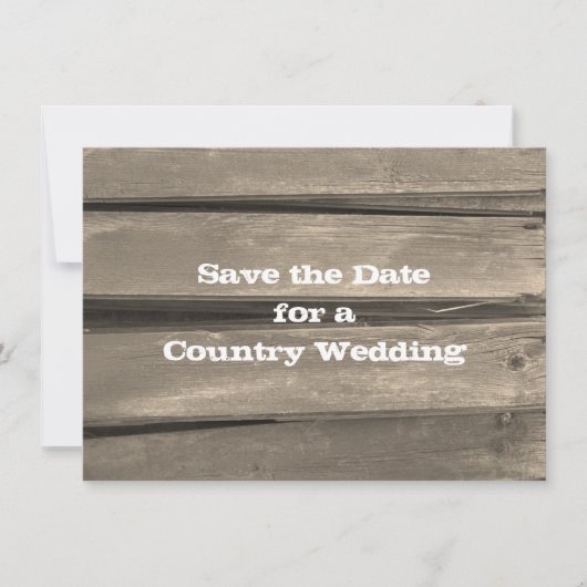Land Stallholz Hochzeit retten Datum Save The Date (Vorderseite)