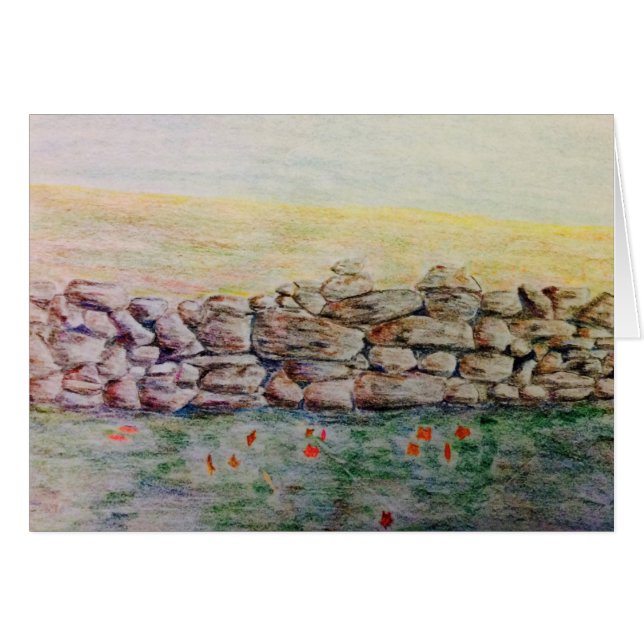 Land-Steinwand (Vorderseite (Horizontal))