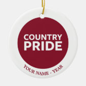 Land-Stolz Keramikornament (Vorne)