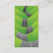 Land-Straße Visitenkarte (Rückseite)