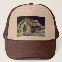 Land Straßen alten Hundehütte Hut