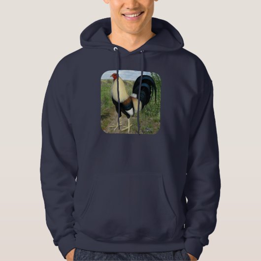 Land-Straßen-Kampfhahn Hoodie (Vorderseite)