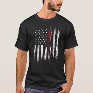 Land Surveyor Flag Tool USA Surveyor 1 T-Shirt