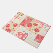 Land süß Rosa 18" x 24" Türmatte (Schrägansicht)