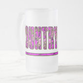 Land Swag Mattglas Bierglas (Vorderseite Links)
