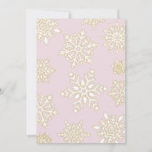 Land Sweet Sugar Plum Fairy Gingerbread Geburtstag Einladung (Rückseite)