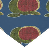 Land Texturierte Äpfel Großer Tischläufer (Ecke)