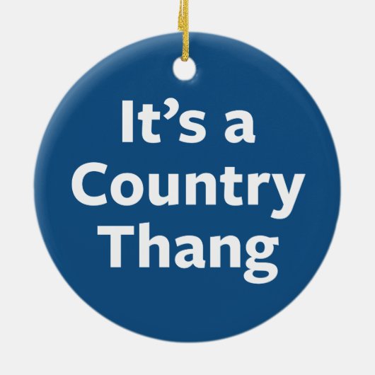 Land Thang Keramik Ornament (Hinten)