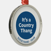 Land Thang Ornament Aus Metall (Rechts)