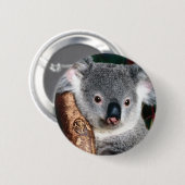 Land-Tier Koala-Bärn-Australiens Outback niedlich Button (Vorne & Hinten)