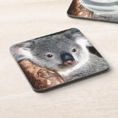 Land-Tier Koala-Bärn-Australiens Outback niedlich Getränkeuntersetzer (Linke Seite)