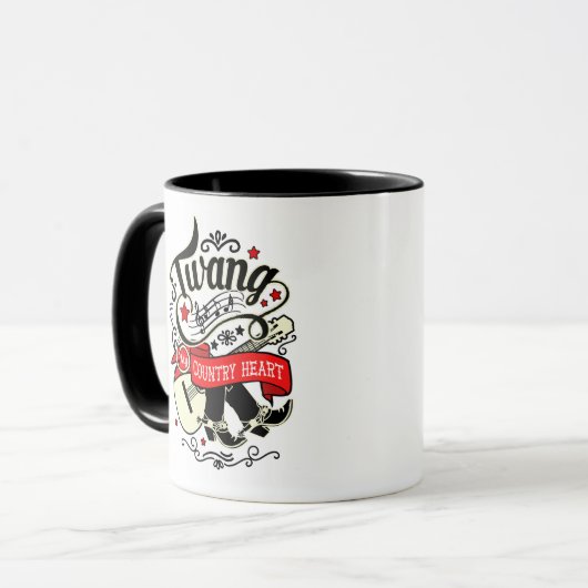 Land Twang Red/Black ID464 Tasse (Vorderseite Links)