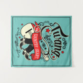 Land Twang Red/Black ID464 Wandteppich (Vorderseite (Horizontal))