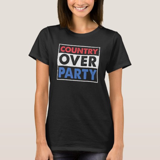 Land über Party Vintag T-Shirt (Vorderseite)