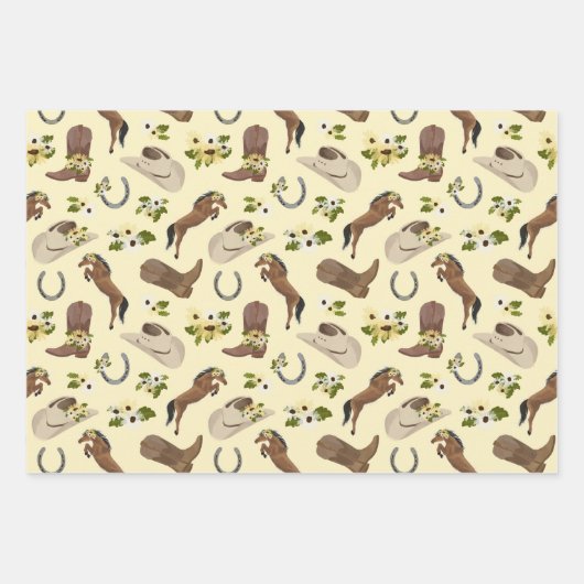 Land und Flora Geschenkpapier Set (Vorderseite 2)