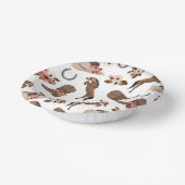 Land und Flora Pappteller (Gewinkelt)