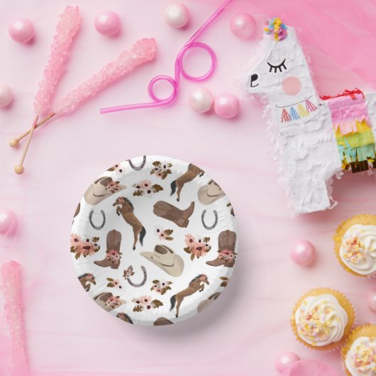 Land und Flora Pappteller (Party)