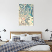 Land- und Flussgemälde | Beste farbige abstrakt Leinwanddruck (Insitu (Schlafzimmer))