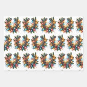 Land und Western Rustikale Weihnachten Geschenkpapier Set (Vorderseite 2)