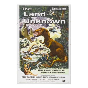 Land Unknown Dinosaur Filmplakat Poster