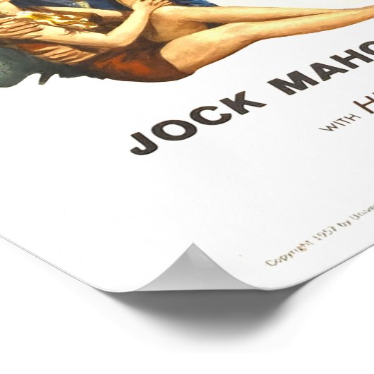 Land Unknown Dinosaur Movie Poster (Ecke)