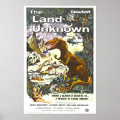 Land Unknown Dinosaur Movie Poster (Vorne)