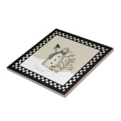 Land-ursprüngliche Schneemann-Fliese Fliese (Seite)