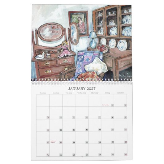 Land-Vergnügen Kalender (Jan 2027)