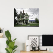 Land Viktorianisch - Hamilton Montana Poster (Heimbüro)