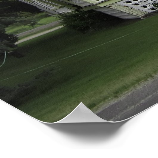 Land Viktorianisch - Hamilton Montana Poster (Ecke)